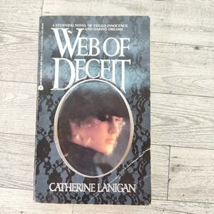 WEB OF‎ DECEIT Catherine Lanigan 1987 First Avon Printing Paperback